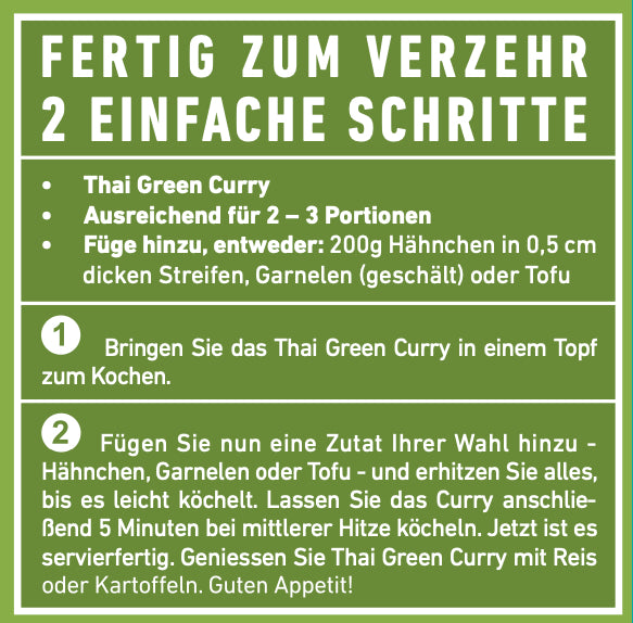 Thai Green Curry Dose