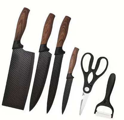 6-teiliges Premium-Messerset – markantes Design für deine Küche