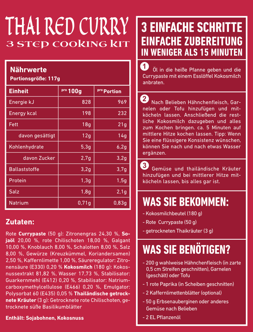 Thai Red Curry Kit